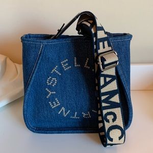 Stella McCartney eco denim crossbody bag